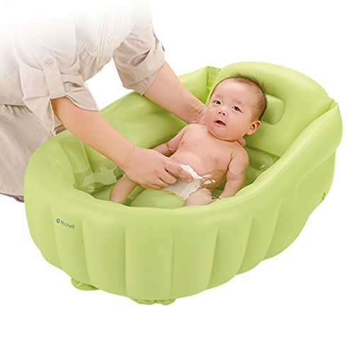 Richell baby bath W Green