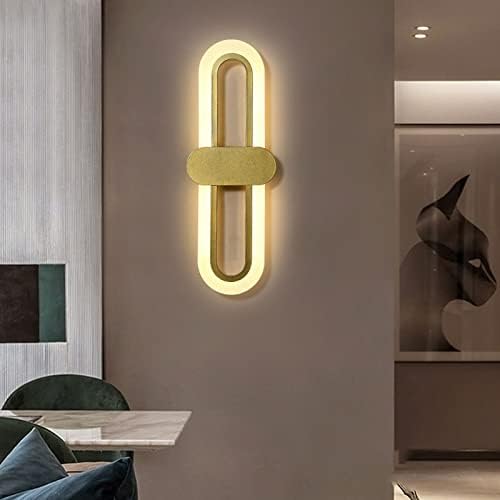 Bedroom Bedside Modern Minimalist Living Room Background Wall Led Three-Color Light-Changing Wall Lamp Simple Aisle Balcony Lamp,LED Chandelier Ceiling
