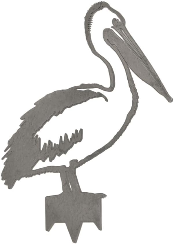 METALBIRD - Pelican - Outdoor Tree Ornaments in Corten Steel - Metal Art Proudly Made in The USA