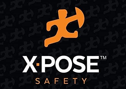 Xpose Safety Construction Safety Debris Netting - 150 Ft Temporary Material Roll, 1/4" Mesh Scaffold Net Enclosure, Visibility Barrier, Fencing Roll, Heavy Duty Fire Retardant 4 ft x 150 ft, Blue