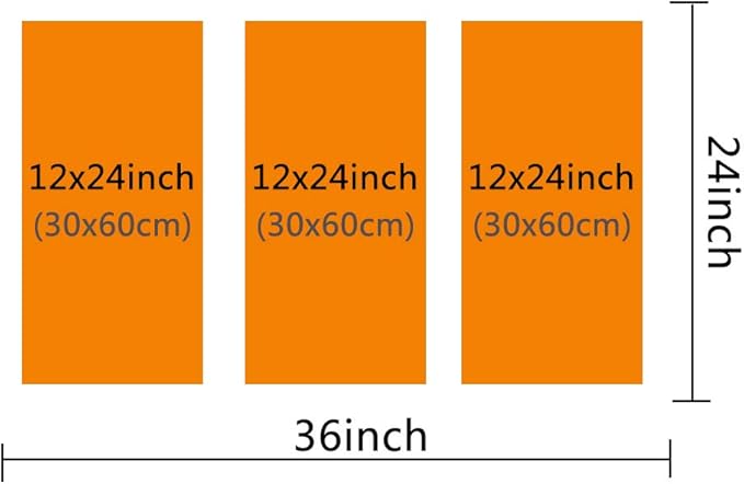 TUMOVO 3 Pieces Wall Art - CPU Processor Canvas Prints AI Intelligence Posters Canvas Print Modern Artwork Room Wall Decorations AI Paintings Stretched and Framed Ready to Hang, 36" Wx24 H