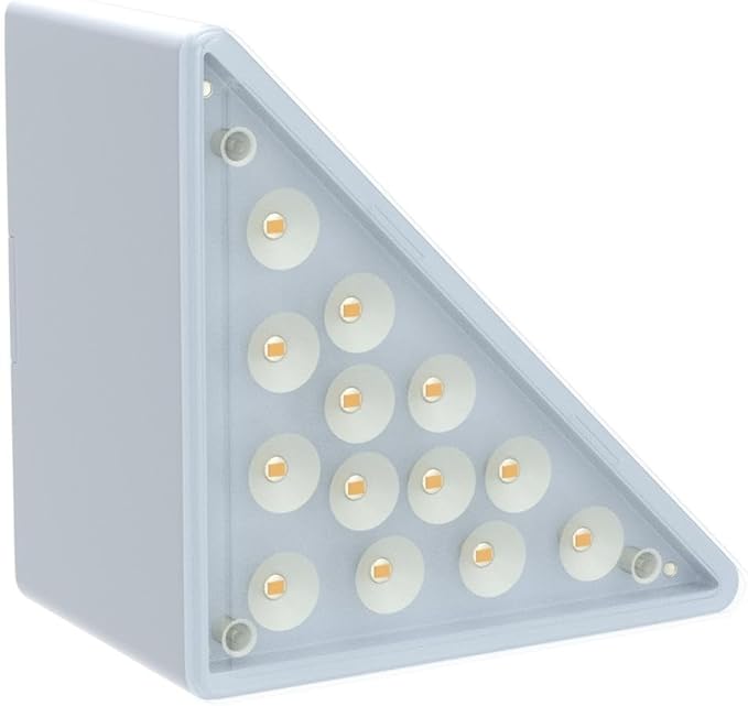 VOLISUN Solar Stair Lights 12 Pack, Solar Step Lights Waterproof IP67, Outdoor Step Light with 13 LEDs, Outdoor Lighting Decor for Yard Stair, Patio, Front Door, Front Porch and Deck(Cool White)