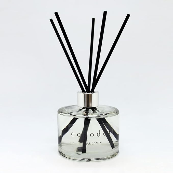 Cocod'or COCODOR Diffuser Black Fiber Reed Sticks(100pcs, 8" x 4mm) / Diffuser Oil Refill, Home Fragrance, Aromatherapy, Reed Diffuser Set, Sticks for Reed Diffusers, Office Décor, Decoration