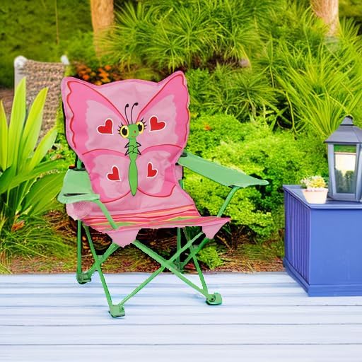 Melissa & Doug Bella Butterfly Child's Outdoor Chair (Frustration-Free Packaging)