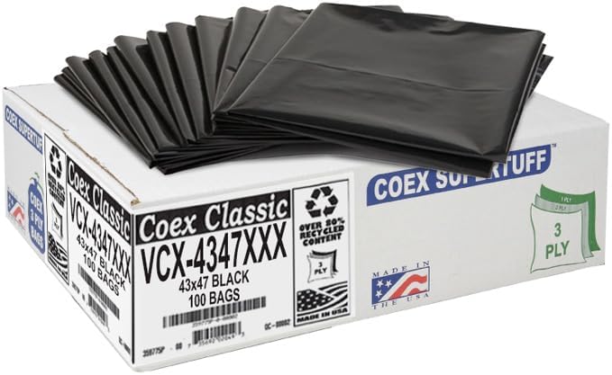 Aluf Plastics 56 Gallon Trash Bags