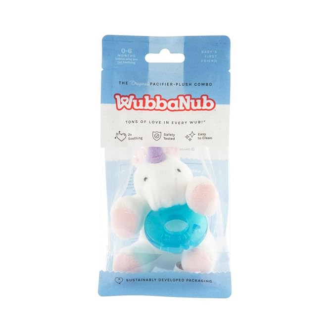WubbaNub Infant Pacifier - Baby Unicorn