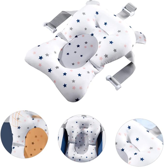 Bath Seat Newborn Bath Tub Seats for Babies Safe Comfortable Floating Pad