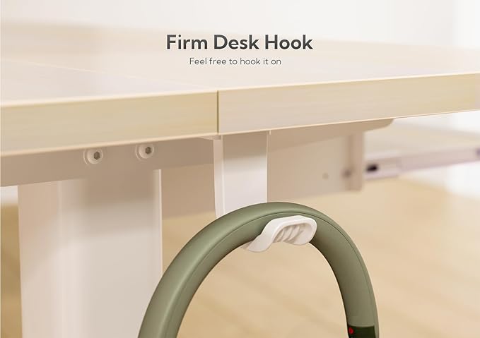 YDN Standing Desk with Keyboard Tray, 48 Inch Height Adjustable Desk with Cable Management, Natural Stand Up Desks for Home and Office, 48inch Natural
