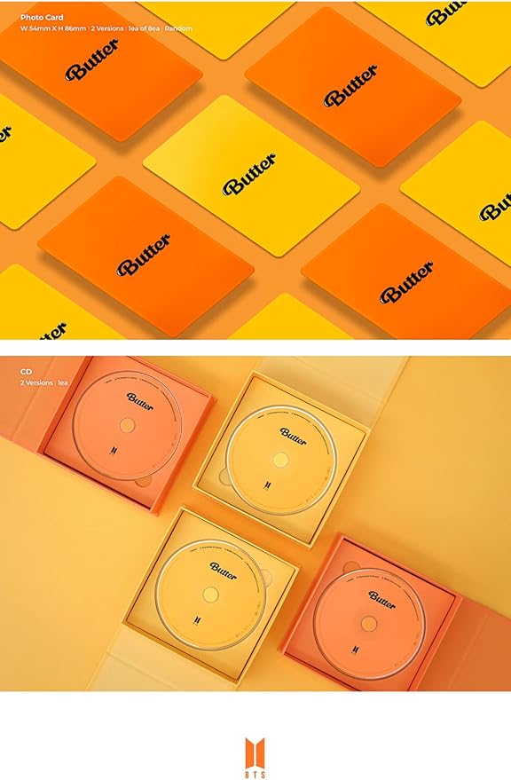 Big Hit Entertainment KTMMD1083 BTS - Butter Album+Extra Photocards Set (Cream ver.)