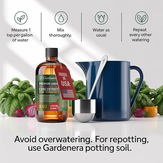 Liquid Power Radish Fertilizer - Professional Liquid Plant Food for Radish - Fast-Acting Concentrate for Growth, Strong Roots & High-Yield Harvest - 8 oz - Indoor & Outdoor Use