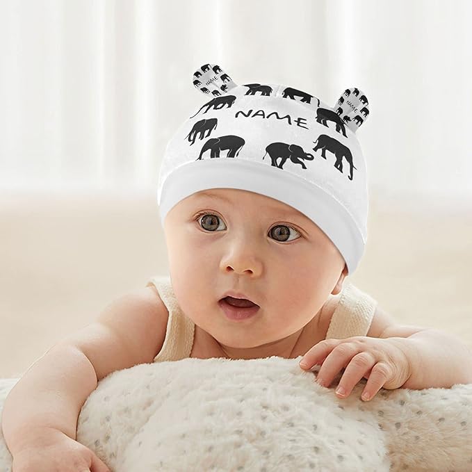 Personalized Elephant Nursing Cover Breastfeeding Scarf- Customized Baby Car Seat Covers with Name, Infant Stroller Cover, Carseat Canopy, Shower Gift for Newborn Girls Boys