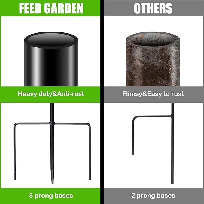 FEED GARDEN Adjustable 48 Inch Small Shepherd Hooks for Outdoor, Garden Hook for Lanterns, Shepard Hooks for Hanging Plants, Bird Feeders, Solar Lights, Mason Jars, Weddings Decor,2 Pack
