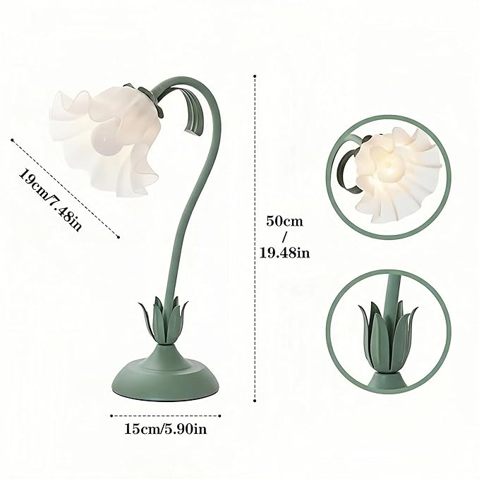 Table Top Grow Light for Indoor Plants – Decorative Desk Plant Light for Succulents Bonsai Cactus, Adjustable Desktop Grow Lights with Base, Cute Office Mini Grow Lamp