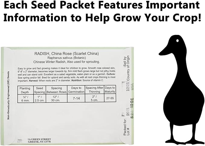 Set of 43 Assorted Vegetable & Herb Seed Packets - Over 10,000 Seeds! - Includes Mylar Storage Bag - Deluxe Garden Heirloom Seeds - 100% Non-GMO