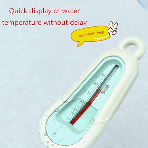 Baby Bath Bathtub Thermometer Water Temperature Meter Baby Care Accessories Temperature Test Sensor for Infants Toddlers Thermometer for Home Kids Indoor Infant Toddlers