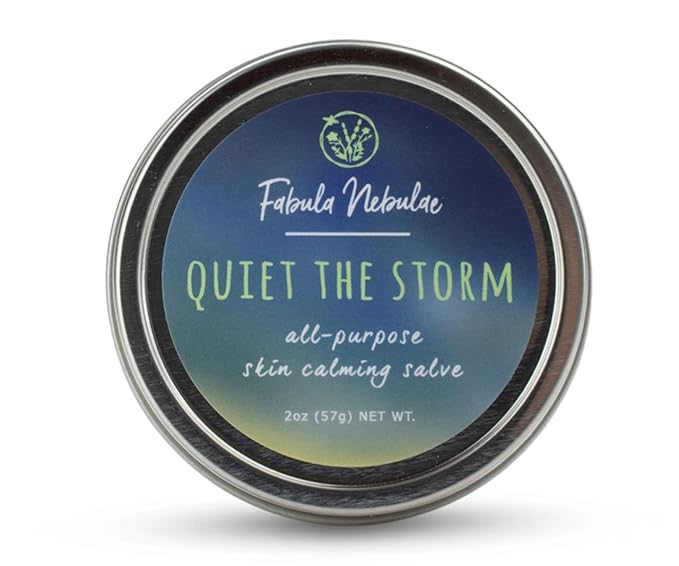 Quiet the Storm Organic Calming Salve and Calendula Ointment, Eczema Cream for Adults and Kids, Natural Hand cream for Sensitive, Dry, or Cracked Skin, Zinc Free Diaper Rash and Skin Repair Salve, 2oz