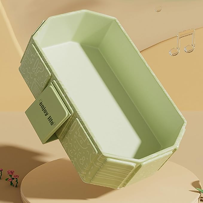 Portable & Foldable Bathtub for Newborns to Toddlers, Baby Bathtub, Easy to Store, Lightweight for Home & Travel, SpaceSaver Collapsible Baby Tubs for Kids, Green