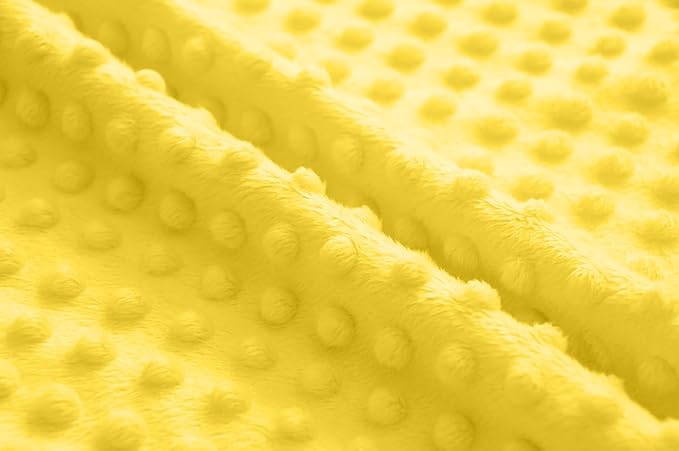 Baby Car Seat Neck Cover, Car Seat Strap Cover, Seat Belt Cushions Pads, Shoulder Strap Protectors, Reversible Pram Harness Covers in Minky Yellow, Baby Neck Pad Protector