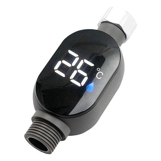 Shower Temperature Meter LED Digital Display Temperature Gauge Household Water Thermometers Waterproof Bath Thermostat
