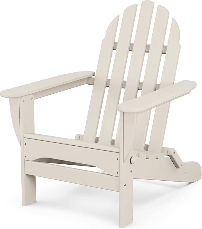 POLYWOOD AD5030SA Classic Folding Adirondack, Sand, 35.00" x 29" x 35.00"