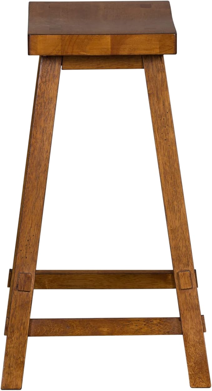 Liberty Furniture Industries Creations 24 Inch Sawhorse Counter Stool - Tobacco, W20 x D14 x H24