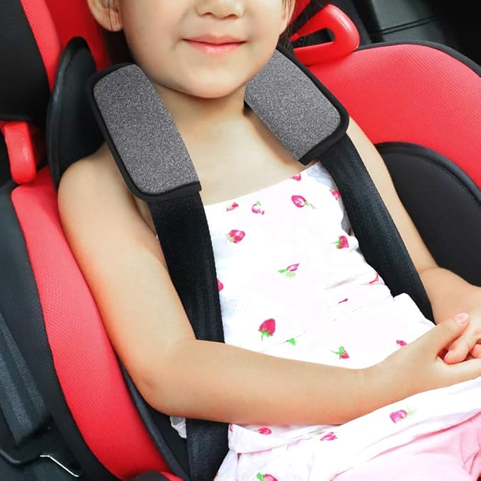 Accmor Car Seat Strap Covers for Baby Kids, Car Seat Strap Covers Shoulder Pads, Soft Seat Belt Covers for All Car Seats, Pushchair, Stroller