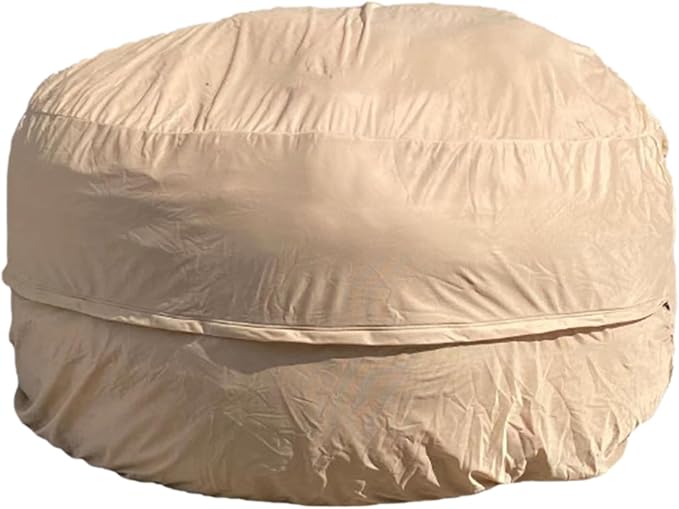 BCU Giant Bean Bag Cover Inner Lining for EPP EPS Beanbag Beans Storage Reusable Washable, 5FT