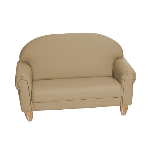 Children's Factory As We Grow Toddler Sofa, Flexible Seating for Daycare or Preschool, Kids Reading Couch, Playroom Furniture, Buff