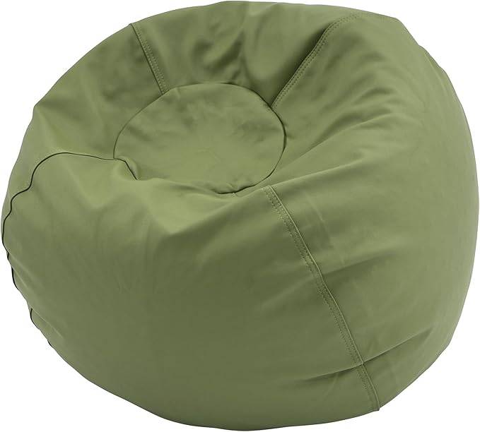 Children's Factory, CF610-036, 26" Go2 Bean Bag, Sage, Kids Flexible Seating for Reading Nook, Daycare, Playroom, Classroom, and Homeschool Furniture