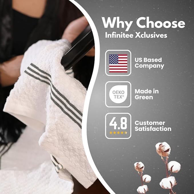 Infinitee Xclusives 100% Cotton Kitchen Towels