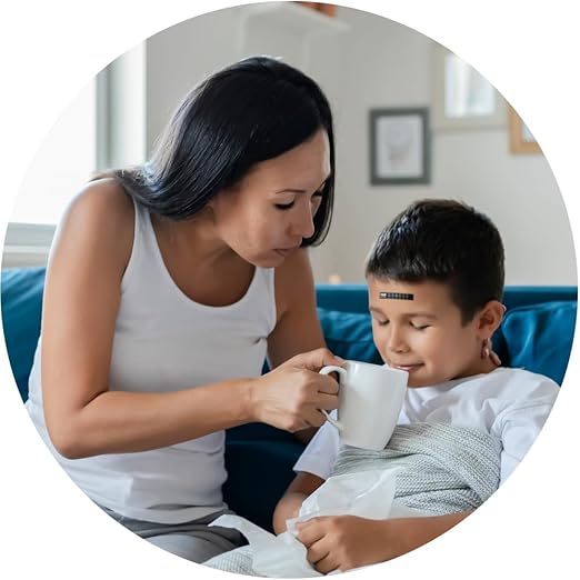 Fast Reading Disposable Forehead Thermometer Strips - Temp-N-Toss for Accurate & Hygienic Baby Temperature Measurement - Easy to Use and Reliable Single-Use Fever Indicator (18)