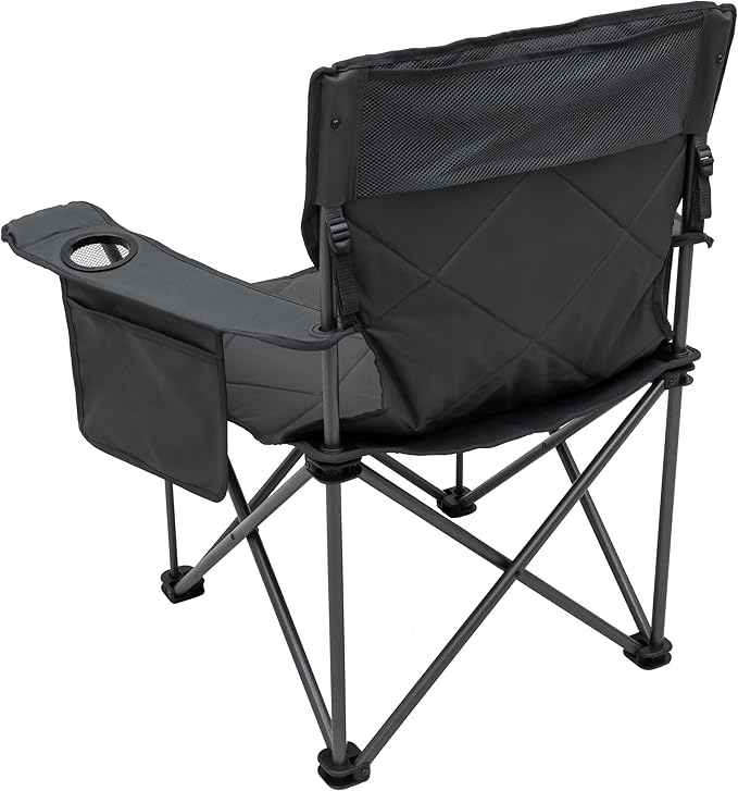 ALPS Mountaineering King Kong Camping Chairs for Adults with Mesh Cup Holders and Pockets, Built Durable and Reliable with Compact Foldable Steel Frame