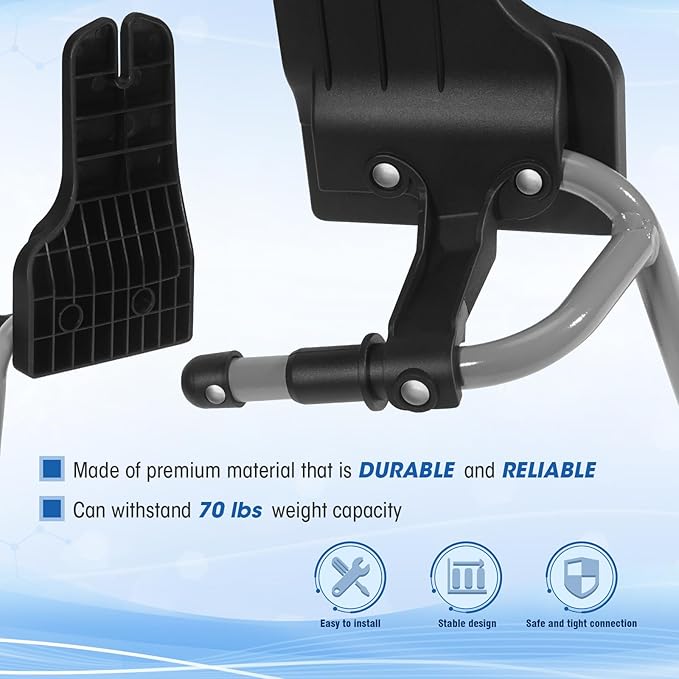 Single Jogging Stroller Adapter for Graco Infant Car Seats, Baby Trend Car Seat Adapter for Most BOB Gear Strollers, Baby Jogger Car Seat Replacement Part