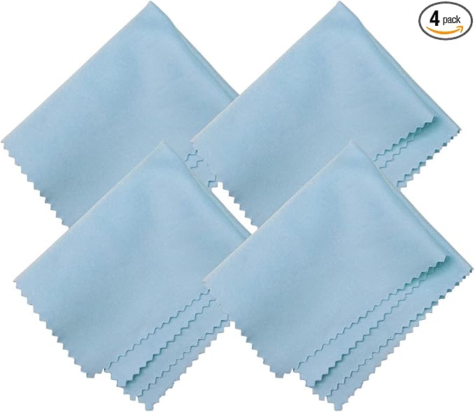 Microfiber Screen Cleaning Cloths, HTTX 4-Pack 6 x 7 inches