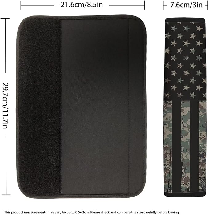 American Flag Car Seat Shoulder Strap Pads Soft Car Seat Shoulder Strap Pads Seatbelt Straps Cover Seat Belt Cover Pad for Kids 4 Pack Seatbelt Cushion