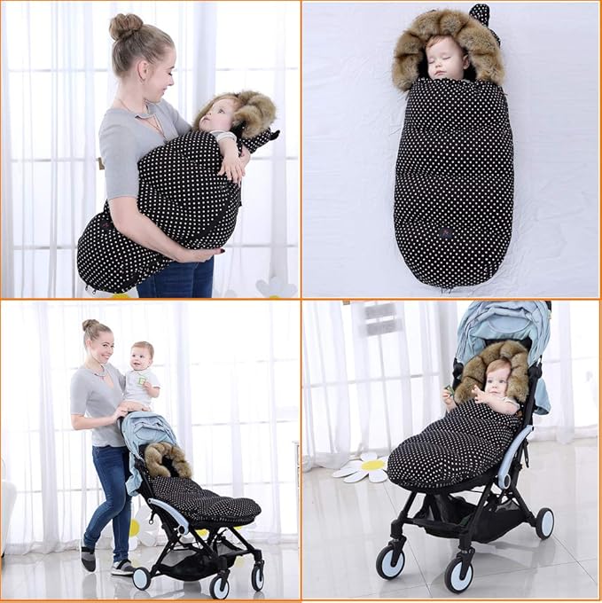 Pram Footmuff,Stroller Padded Footmuff Cover Cosy Toes,Baby Winter Foot Cover,Warmth,Windproof, Waterproof, Cold Resistant, Washable (Flame red)