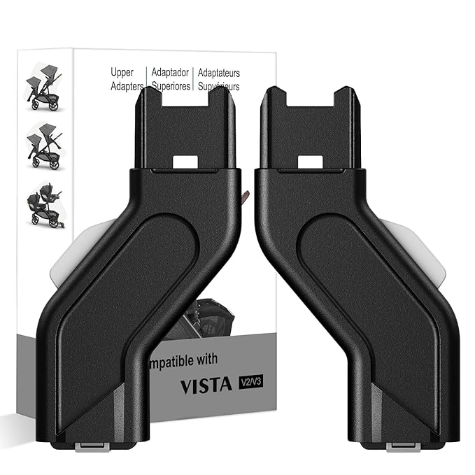 Upper Adapter Accessories Compatible with UPPAbaby Vista, Vista V2, Vista V3 Strollers/Bassinet, Toddler Sea, Infant Car Seats(Aria, Mesa V2, Mesa Max)