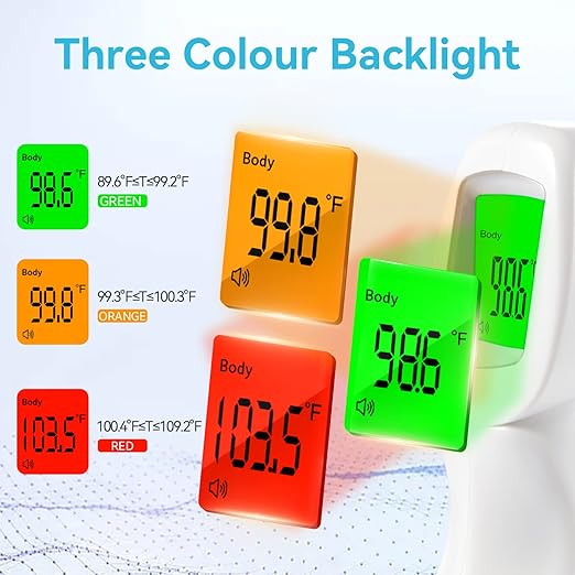 [Value Bundle] Berrcom Non Contact Forehead Thermometer JXB195 & Berrcom Contactless Thermometer 3 in 1 for Adults and Kids JXB178