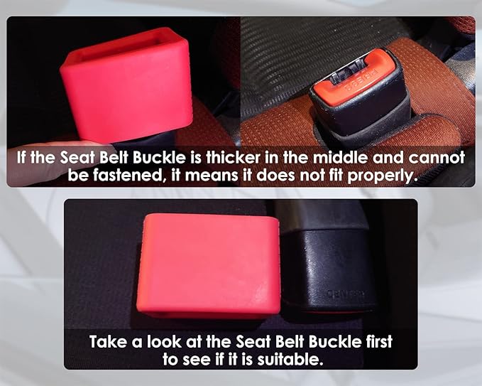 DS. DISTINCTIVE STYLE Seat Belt Holder Easy Access Seatbelt Accessories for Kids 2 Pieces(Blue)