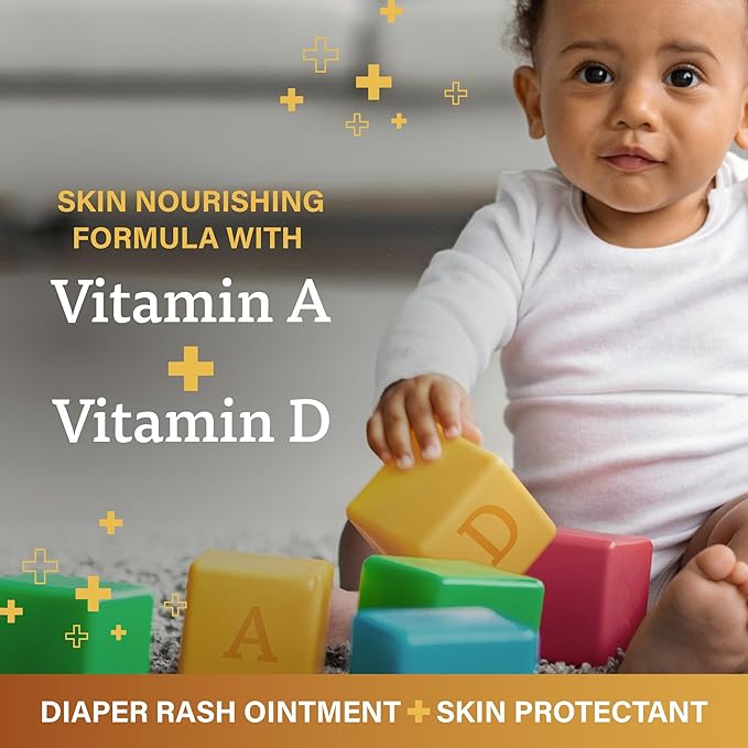 A+D Original Diaper Ointment + Cream 4 oz. Variety Pack - Prevents & Treats Rash, Moisturizing Skin Protectant with Vitamins A & D