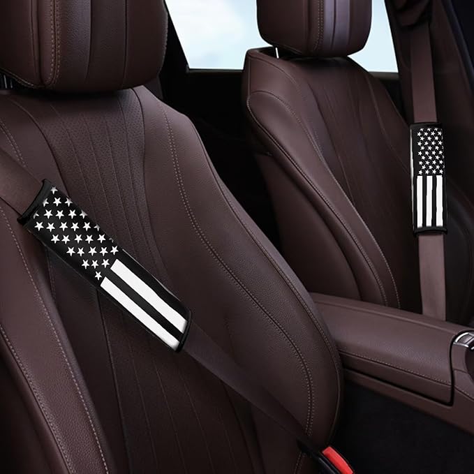 Seat Belt Cover Pad 4 Pack Soft Car Seat Shoulder Strap Pads Seatbelt Straps Cover Seatbelt Cover Pad for Kids Adults Car Interior Accessories