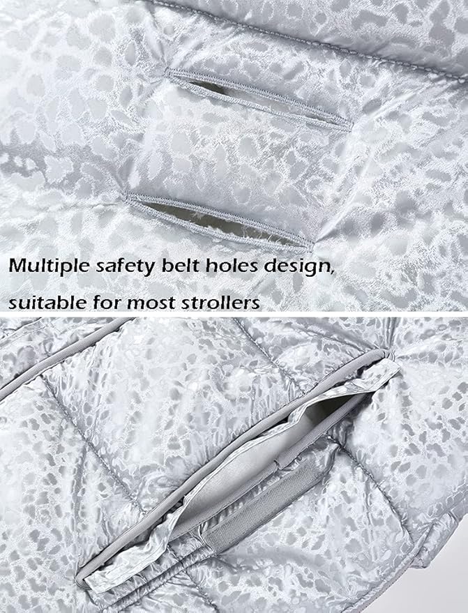 Pram Footmuff,Stroller Padded Footmuff Cover Cosy Toes,Baby Winter Foot Cover,Warmth,Windproof, Waterproof, Cold Resistant, Washable (Pollen)