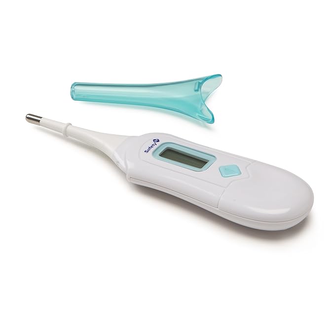 Safety 1st 3-in-1 Thermometer Bundle with Rapid Read & Analog Nursery Thermometers, Aqua