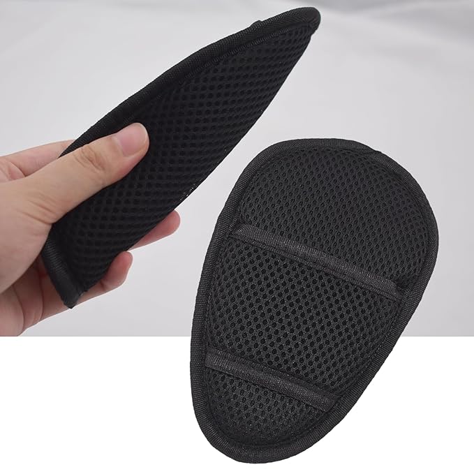 Seat Straps Crotch Cushion,Stroller Crotch Pads Universal Cushion Crotch Pads for Pushchair High Chair,Comfort Cushion Seat Strap Covers(Black)