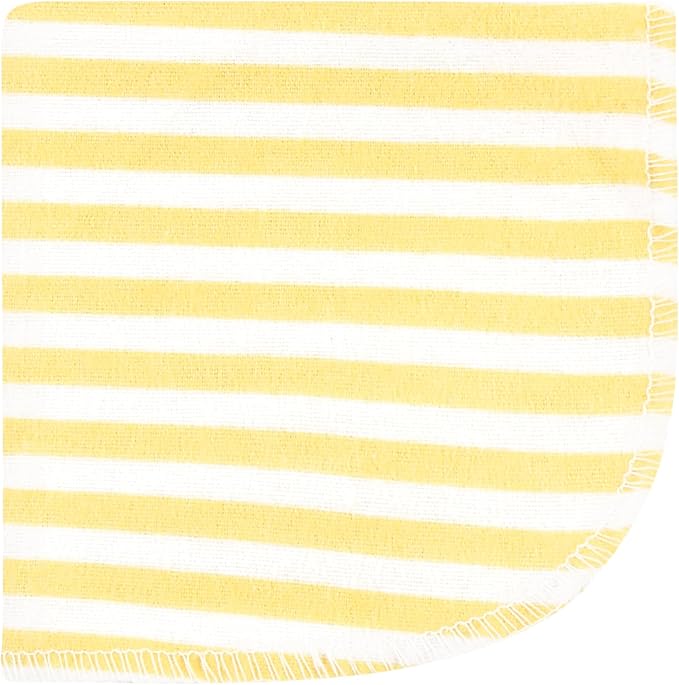 Hudson Baby Unisex Baby Flannel Cotton Washcloths, My Sunshine 10 Pack, One Size