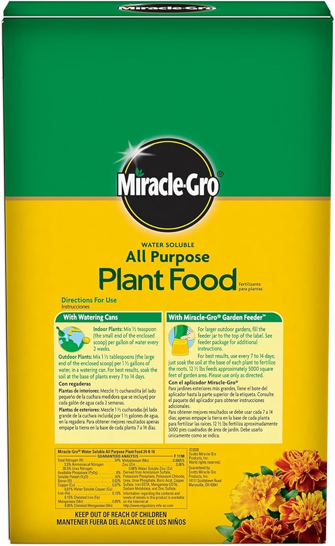 Miracle-Gro Water Soluble All Purpose Plant Food 12.5 lb.