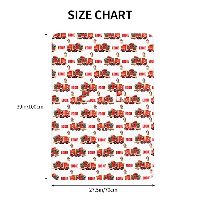 Personalized Baby Car Seat Canopy for Babies with Name, Custom Car Seat Covers for Boys Girls, Infant Opening Minky Nursing Breastfeeding Stroller Cover Carseat Canopies for Newborn (Firetruck)