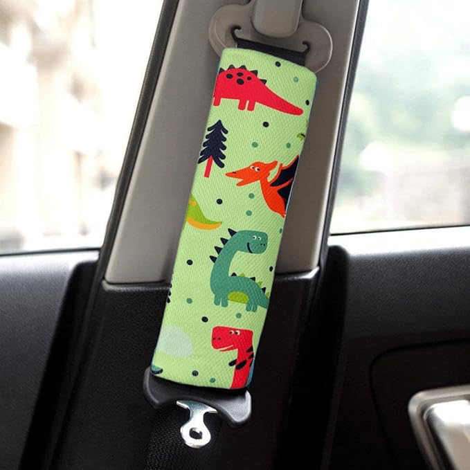 Seat Belt Cover Pad for Kids, 2 Pcs Soft Baby Seat Belt Cushions Pads, Car Seat Straps Shoulder Protector Pillow for Girls Boys