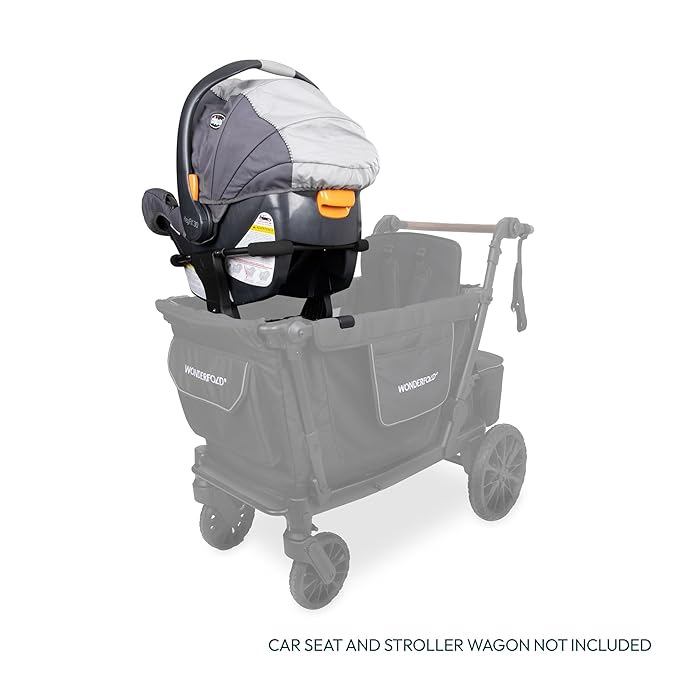 WONDERFOLD Infant Car Seat Adapter for Chicco Car Seat - Full 360-Degree Rotation, Easy to Install & Folds with Stroller Wagon, W4/W6 Pro Series
