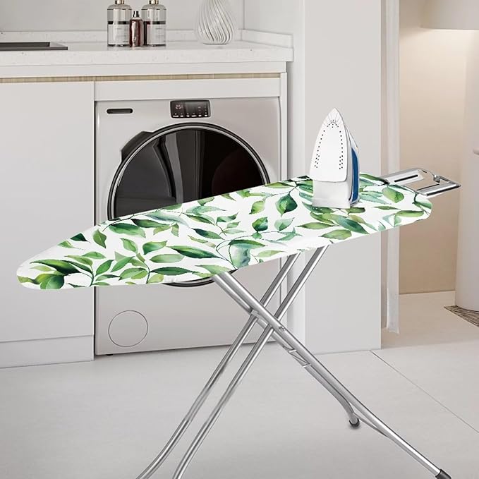 ZDCUSTOM Green Leaves Ironing Board Covers